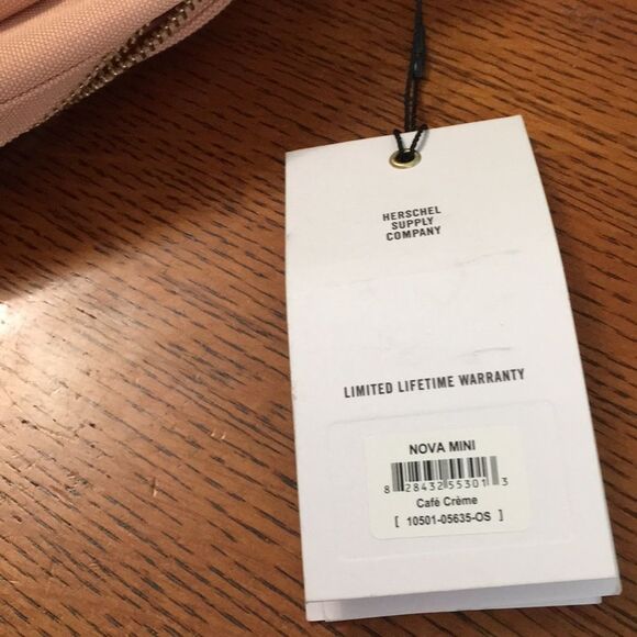 NWT Herschel Nova Mini Backpack Cafe Crème Color - Picture 7 of 17